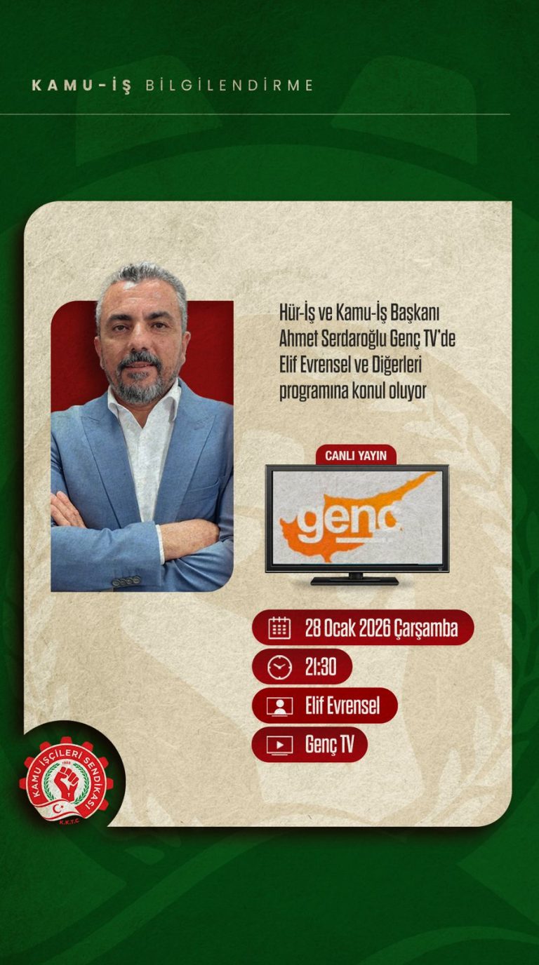 Ahmet Serdaroğlu Genç TV’de